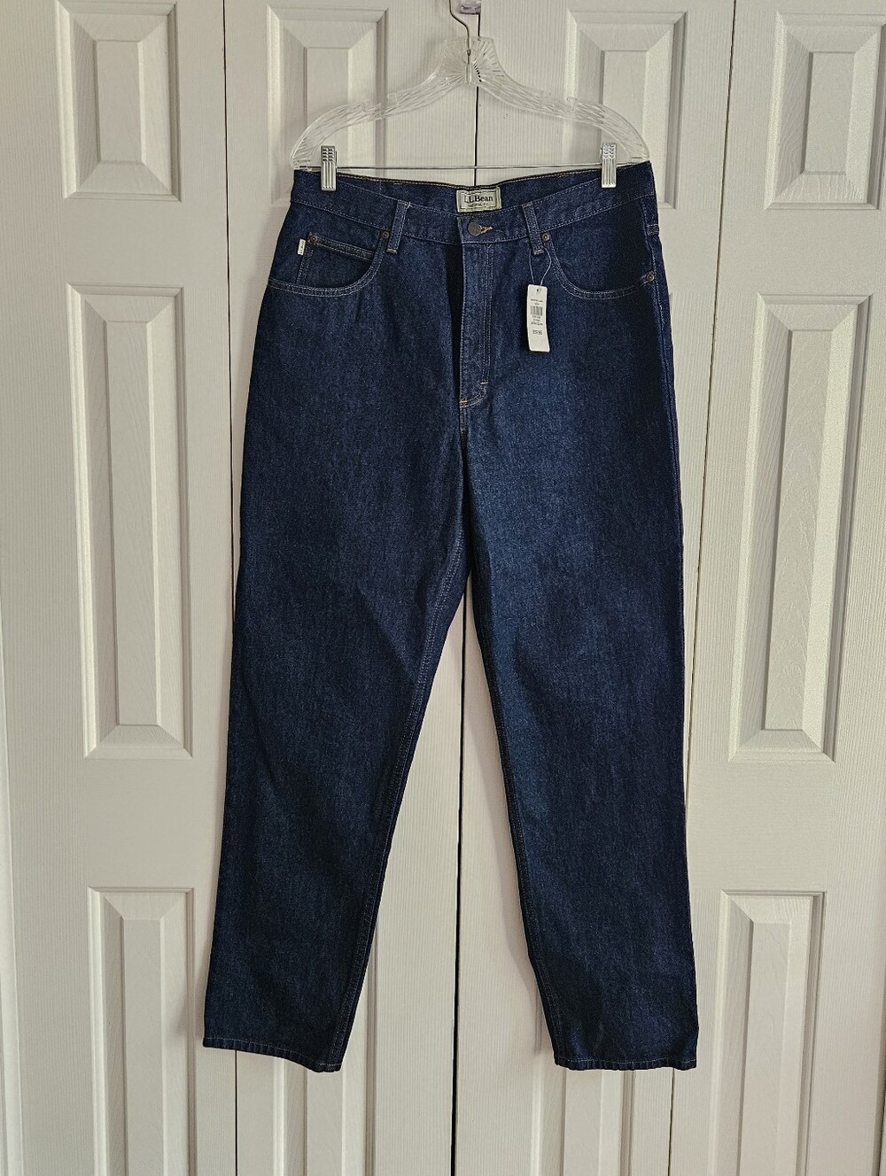 L.L. Bean Men's Dark Blue Relaxed Fit Jeans